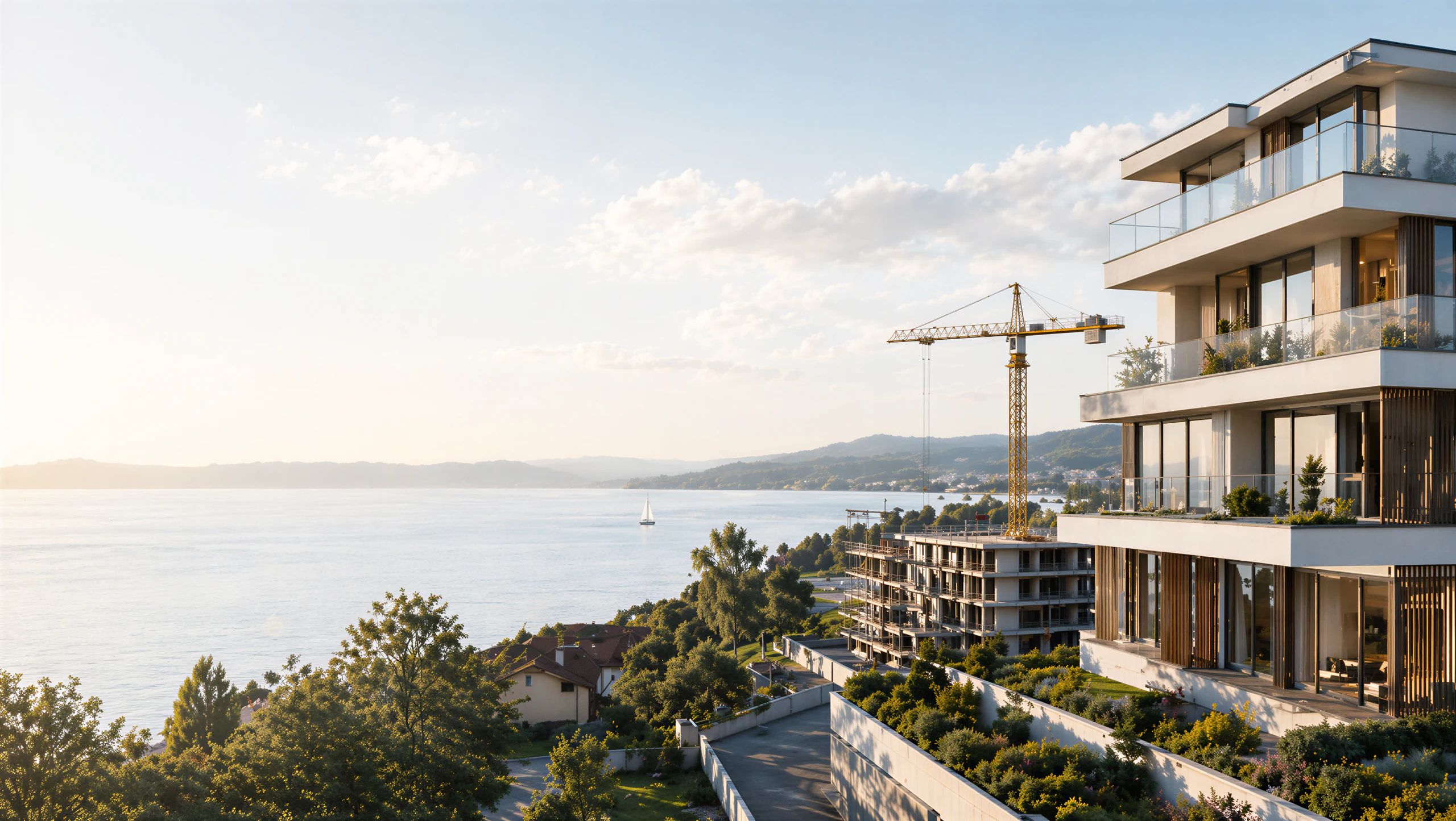 Bauprojekt am Bodensee